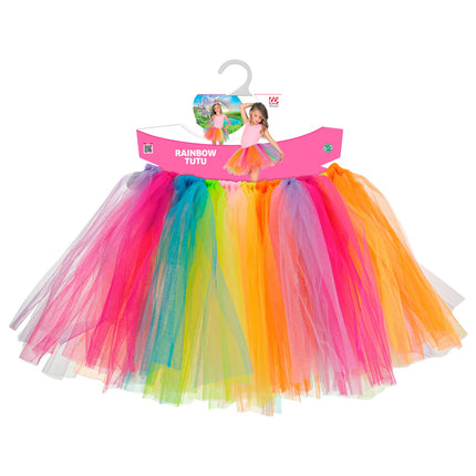 Widmann SRL Regenboog tutu kinderen