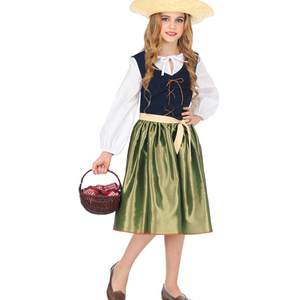 Widmann SRL Renaissance jonkvrouw kostuum meisje