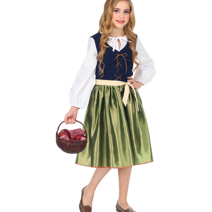 Widmann SRL Renaissance jonkvrouw kostuum meisje