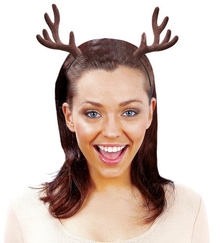 Widmann SRL Rendier gewei op haarband bruin
