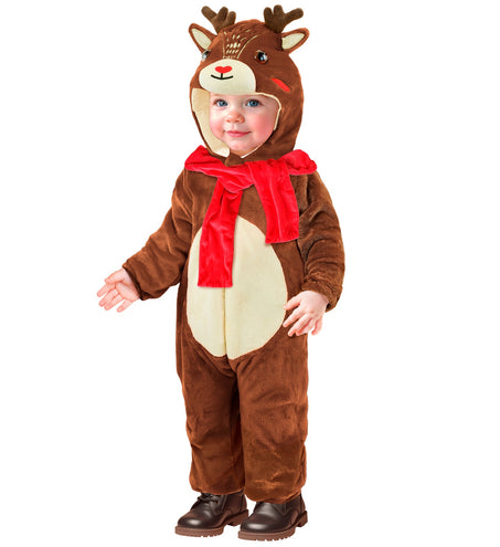 Widmann SRL Rendier kostuum pluche fluweel Santa