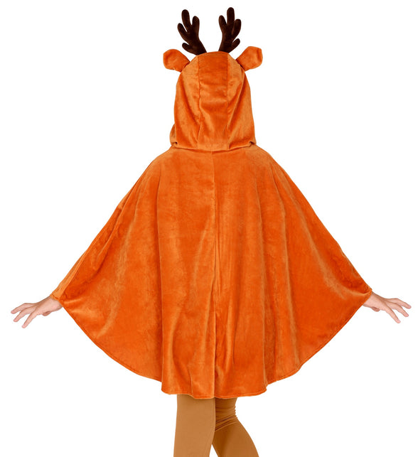 Widmann SRL Rendier poncho met muts kinderen