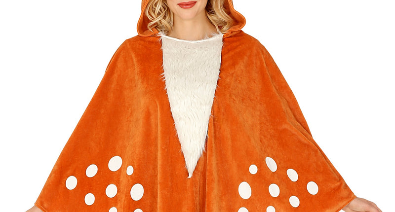 Widmann SRL Rendier poncho met muts volwassenen