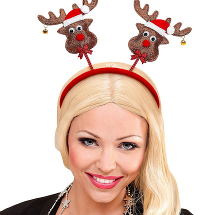 Widmann SRL Rendieren diadeem met glitters