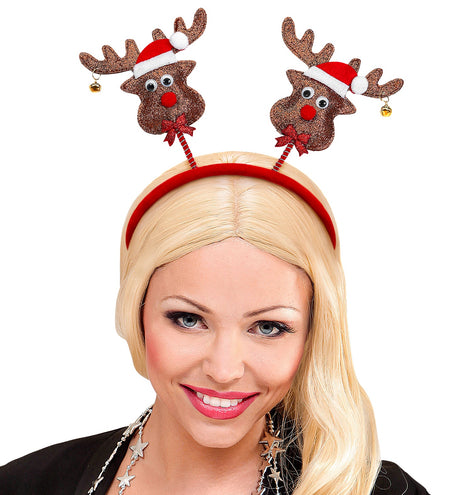 Widmann SRL Rendieren diadeem met glitters