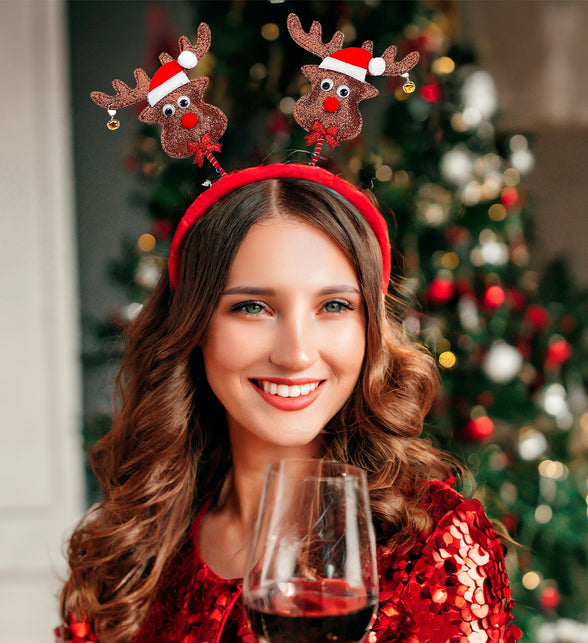 Widmann SRL Rendieren diadeem met glitters