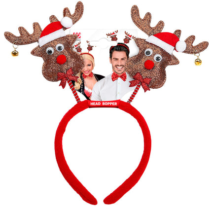 Widmann SRL Rendieren diadeem met glitters