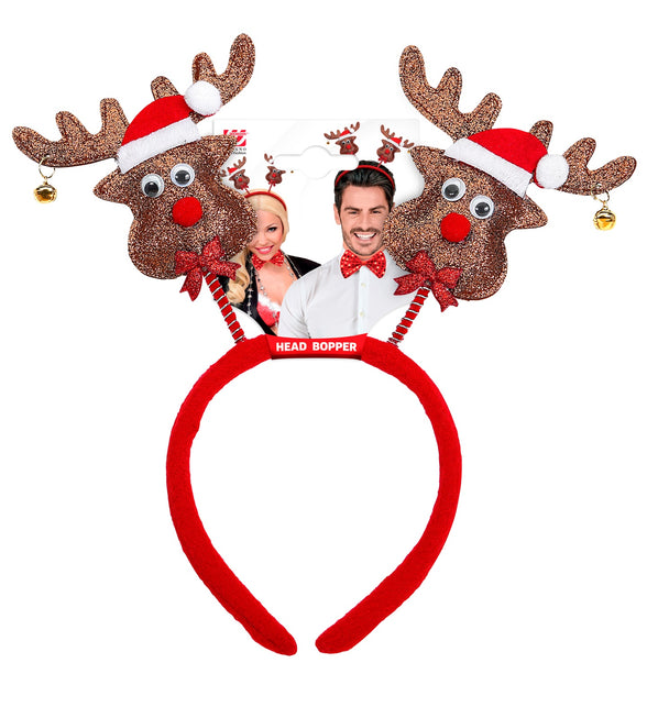 Widmann SRL Rendieren diadeem met glitters