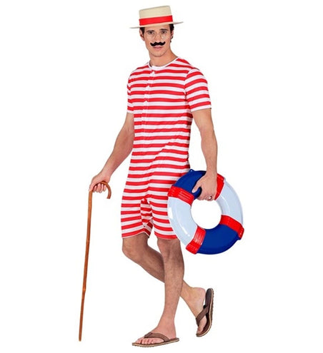 Widmann SRL Retro badpak - rood / wit Robin