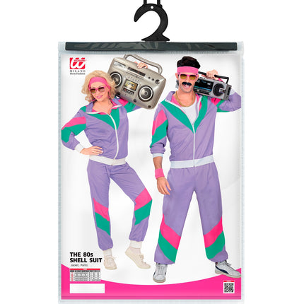 Widmann SRL Retro trainingspak paars