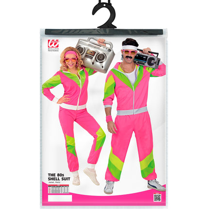 Widmann SRL Retro trainingspak roze/geel