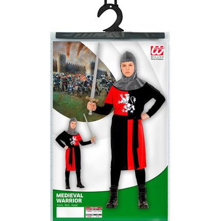 Widmann SRL Ridderpak rood middeleeuws kinderen