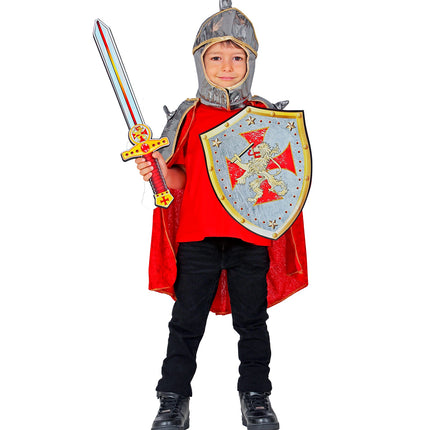 Widmann SRL Ridderschild met zwaard voor kinderen