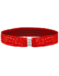 Widmann SRL riem pailletten rood