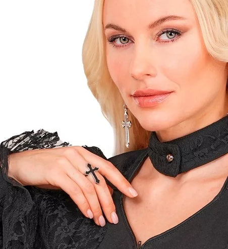 Widmann SRL Ring kruis zwart kostuum Olivia