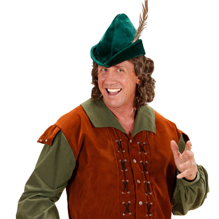 Widmann SRL Robin hood hoed met veer