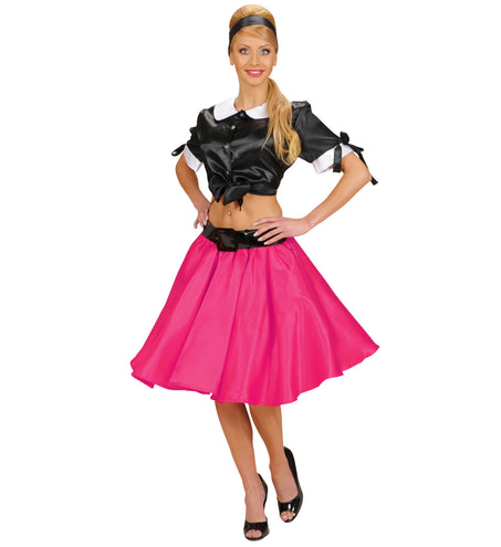 Widmann SRL Rock en roll rokje satijn