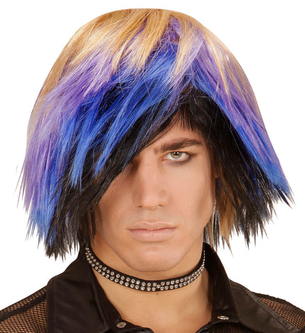 Widmann SRL Rocker pruik Emo