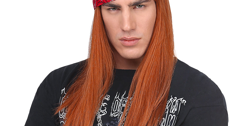 Widmann SRL Rockster pruik met Bandana en bril