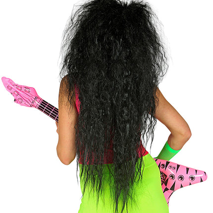 Widmann SRL Rockster pruik zwart dames