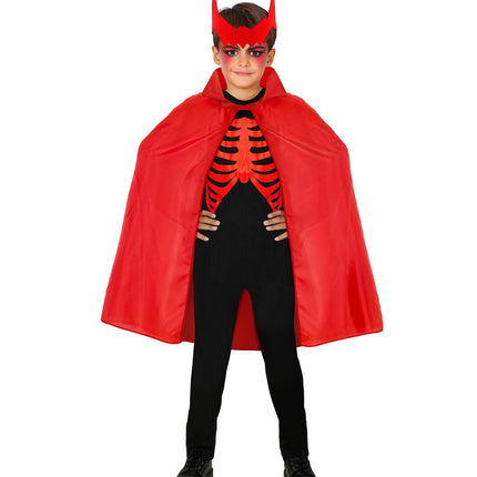 Widmann SRL Rode cape duivel Dennis kind