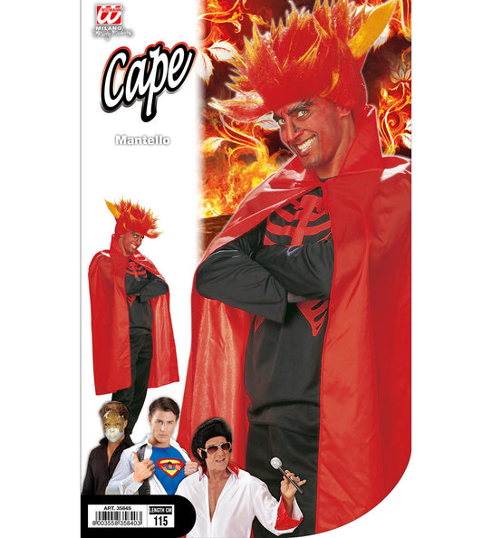 Widmann SRL Rode Cape Kind 115Cm