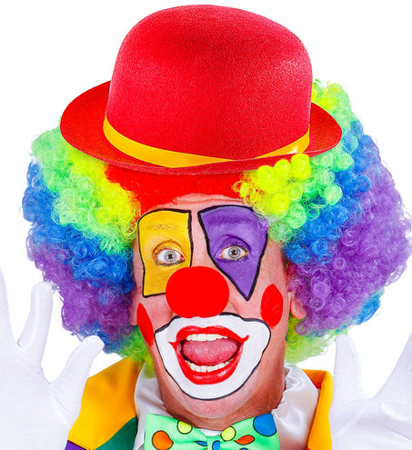 Widmann SRL Rode clownshoed met gele band