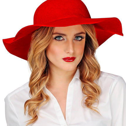 Widmann SRL Rode dames flaphoed