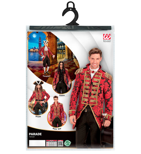 Widmann SRL Rode Jaquard parade show slipjas