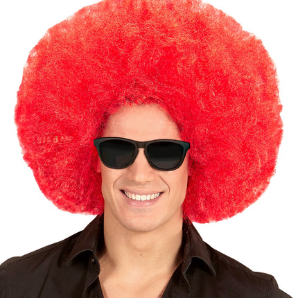 Widmann SRL Rode oversized Afropruik