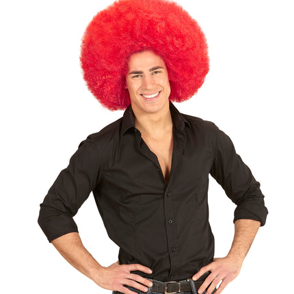 Widmann SRL Rode oversized Afropruik