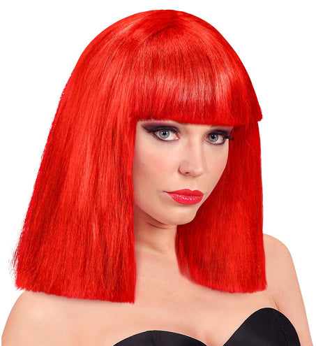 Widmann SRL Rode pruik showgirl