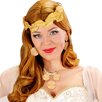 Widmann SRL Romeinse ketting en oorbellen set