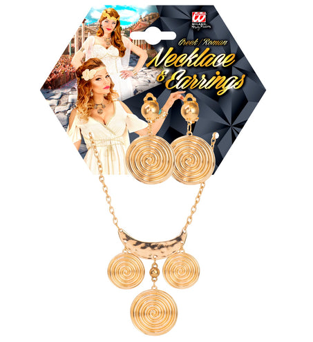 Widmann SRL Romeinse ketting en oorbellen set