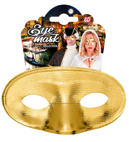 Widmann SRL Rond goud oogmasker masquerade