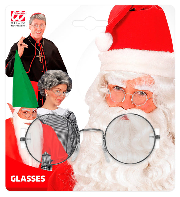 Widmann SRL Ronde bril zilver santa