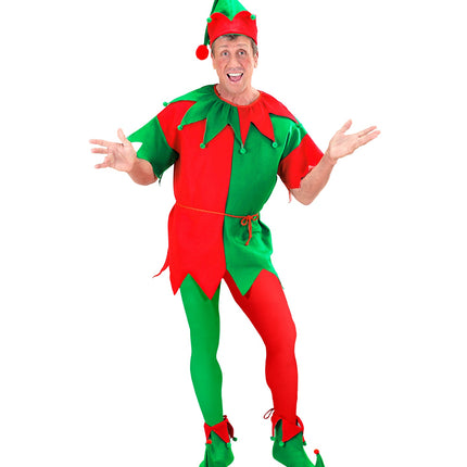 Widmann SRL Rood groene panty kerstelf