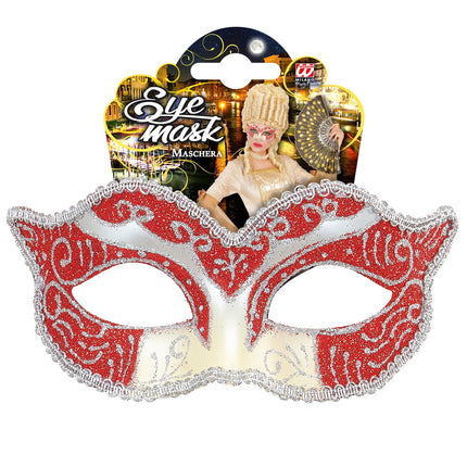 Widmann SRL Rood oogmaskers Venetiaans