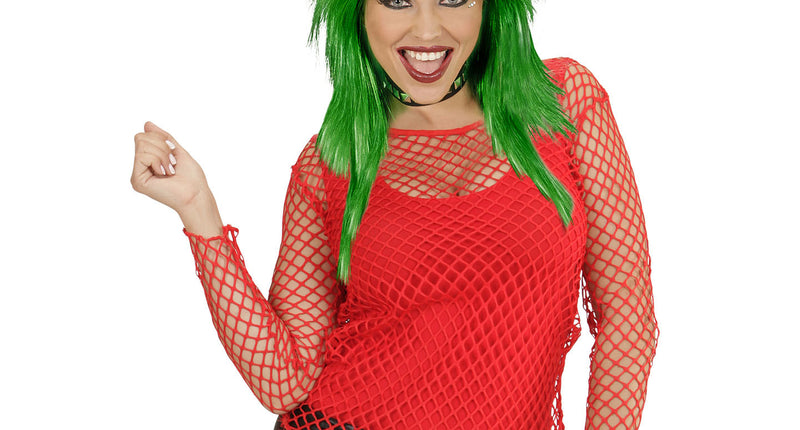 Widmann SRL Rood visnetshirt grove maas dames