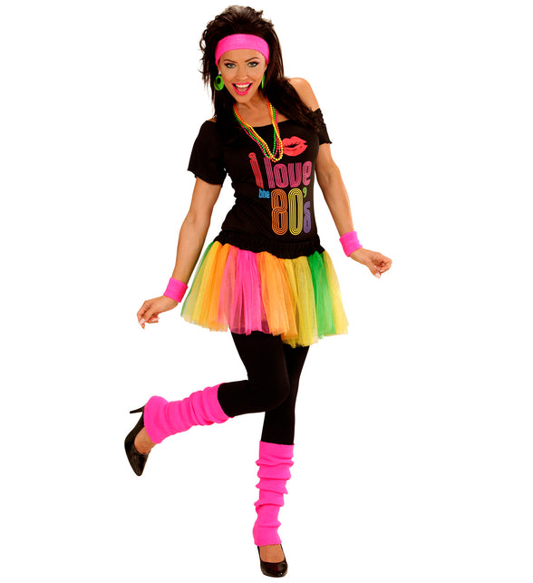 Widmann SRL Roze beenwarmers neon