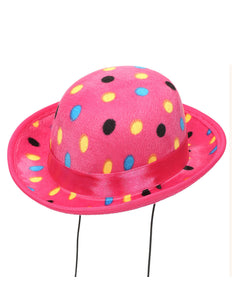 Widmann SRL Roze bolhoed met stippen