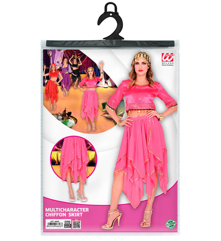 Widmann SRL Roze chiffon rok