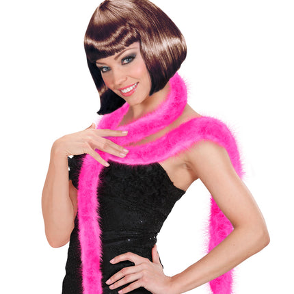 Widmann SRL Roze/ fuchsia boa dun