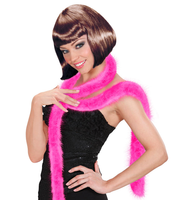Widmann SRL Roze/ fuchsia boa dun