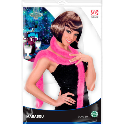 Widmann SRL Roze/ fuchsia boa dun