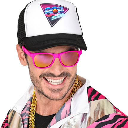 Widmann SRL Roze karakter bril Blues brother