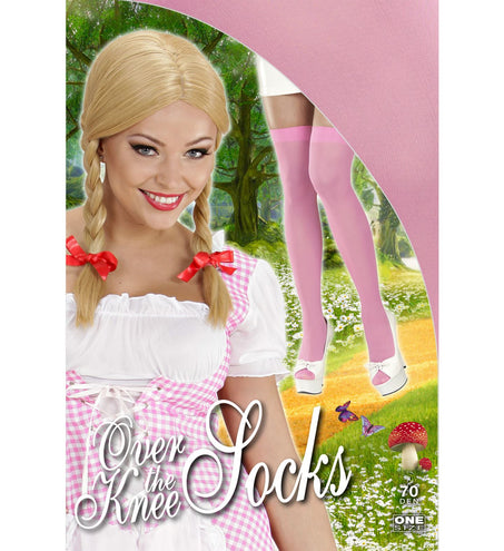 Widmann SRL Roze kniekous dames