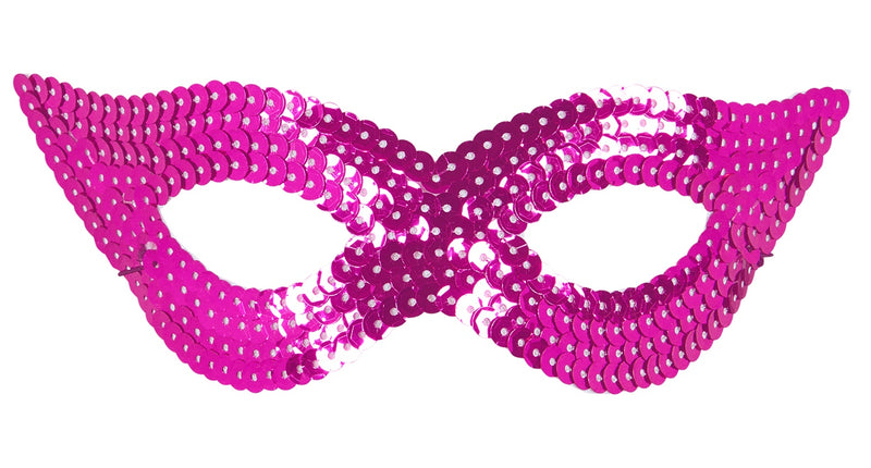 Widmann SRL Roze oogmasker pailletten