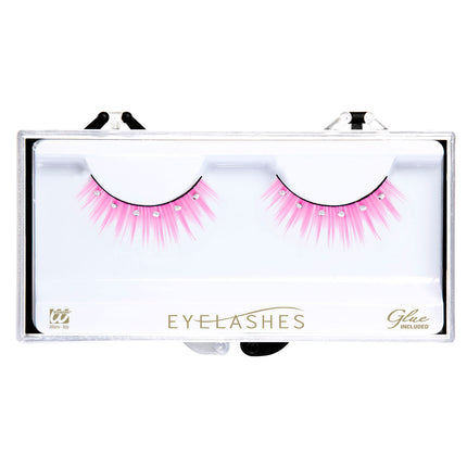 Widmann SRL Roze oogwimpers met strass