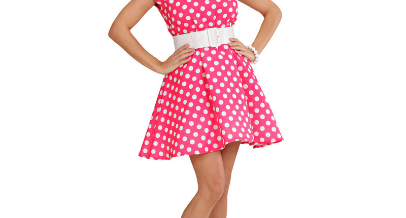 Widmann SRL Roze Rock & Roll jurkjes uit de 50er jaren